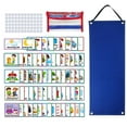 thumbnail image 1 of Horario visual para niños Zulema Calendario visual con tarjetas de rutina de 72 piezas, 1 of 8
