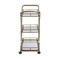 thumbnail image 4 of Maklaine Serving Cart in Antique Gold, 4 of 7
