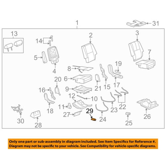 GM OEM Heated Seat-Control Module 25891512