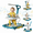 Green-2, variant on SHIBAILI 6-in-1 Activity Walker & Table - Multi-Function Center,Bouncer,Tray & Music,Gray (6+ Months)