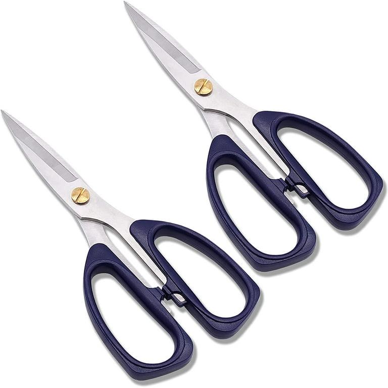 Scissors, Multipurpose Scissors Ultra Sharp Shears, Comfort-Grip Sturdy Scissors  for Office Home School Sewing Fabric Craft Supplies, Right/Left Handed
