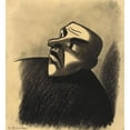 thumbnail image 2 of Karl Wiener 12x13 Black Ornate Wood Framed Double Matted Museum Art Print Titled: The Judge, 2 of 5