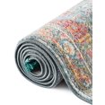 thumbnail image 6 of Unique Loom Baracoa Collection Area Rug - Malecon (5' Octagon Light Blue/Orange), 6 of 10