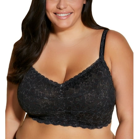 

Cosabella Never Say Never Printed SUPER CURVY Sweetie Bralette (NEVEP1322) Medium Black Panther