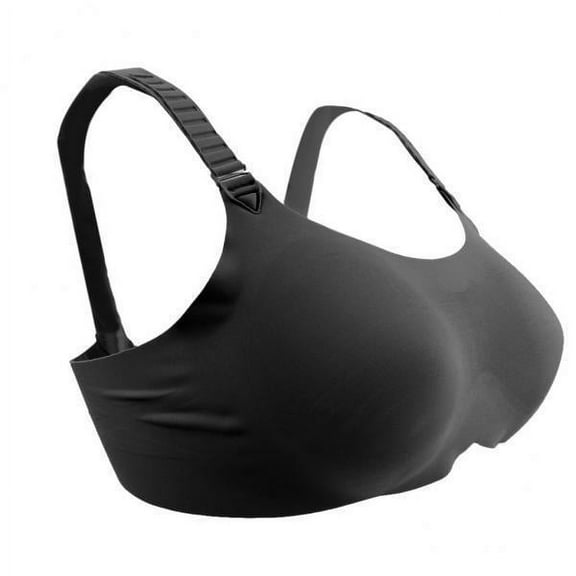 2X Special For Silic Form False Bra 90C Black
