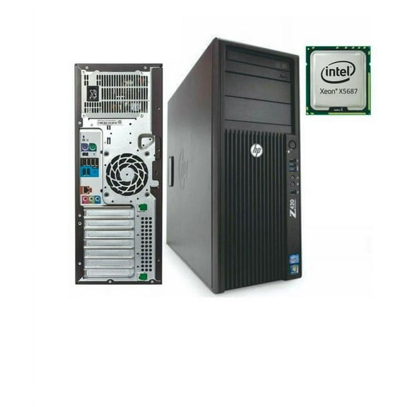 HP Workstation Z420 Tower Desktop PC Intel Xeon 3.60GHz 8GB RAM No HDD NO-OS -REFUBISHED