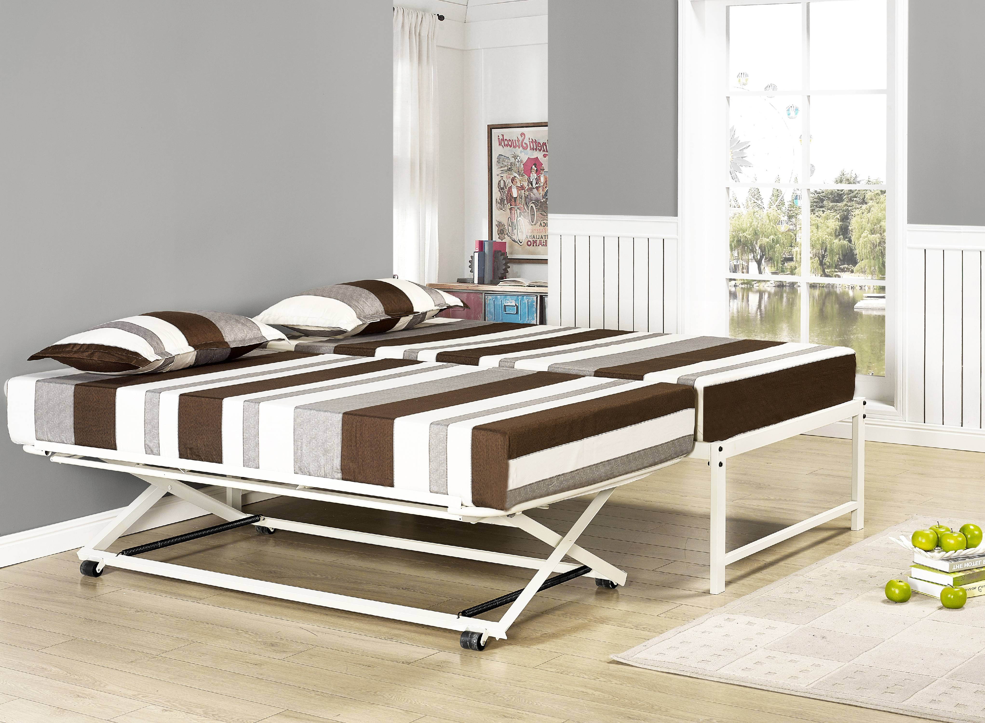 Archer 17 H Platform Daybed Bed Frame, High Rise Twin Bed Frame Trundle