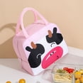 thumbnail image 3 of Lovely Portable Bear Tiger Oxford Colorful Cow Insulation Bag Lunch Bag Food Thermal Bag Milk Bottle Case E, 3 of 8