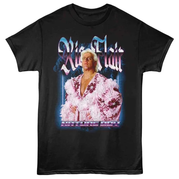 Ric Flair Neon Nature Boy Black Wrestling Shirt
