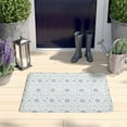thumbnail image 2 of White Blue Sun Moon Cloud Star Flannel Non Slip Door Rugs,Washable Door Mats Indoor,Decorative Door Mats,Dirt-Resistant and Absorbent Doormat for Entrance,Bedroom,Kitchen,Bathroom,23.5"x16", 2 of 5