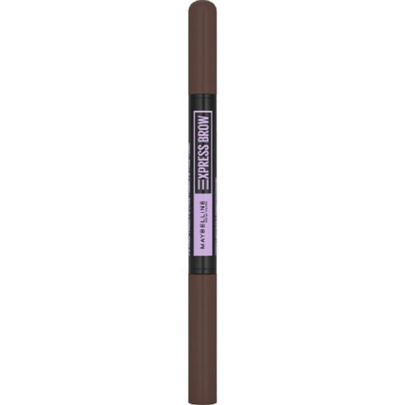 Maybelline Express Brow 2-en-1 Crayon + Poudre, Marron Foncé