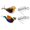 Gray&Multicolor, variant on BESTSKY 2Pcs Flapping Bird Cat Toy,Cat Hunting Simulation Cat Bird Toy Flapping,Realistic Sound Play Bird Cat Toy,Gray&Multicolor