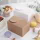 thumbnail image 2 of Ounissouiy Caja de embalaje Estuche de almacenamiento Titular de regalo Contenedor de pastel A prueba de polvo Accesorios para el hogar Cocina y Comedor Amarillo, 2 of 6