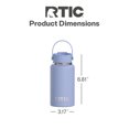 thumbnail image 4 of RTIC 16 oz Ceramic Lined Insulated Outback Water Bottle, Leak Resistant, Periwinkle, 4 of 8