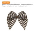 thumbnail image 4 of 50Pcs Mini Gingham Ribbon Bow 1" Checkered Fabric Satin Ribbon Bows for Craft DIY Hair Bow Sewing Brown and White, 4 of 6
