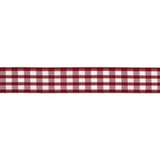 Simplicity 1" Red Checkmate Gingham Ribbon, 1 Each