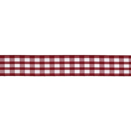 Simplicity 1" Red Checkmate Gingham Ribbon, 1 Each