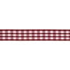 Simplicity 1" Red Checkmate Gingham Ribbon, 1 Each