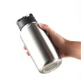thumbnail image 2 of 1050ml Stainless Steel Water Bottle Leak Proof Sports Bottle with Straw Lid for Outdoor Camping Hiking, 2 of 4