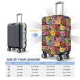 thumbnail image 5 of JUNZAN Daisies Flowers Print Washable Luggage Cover - Fashion Suitcase Protector Fits 18-32 Inch Luggage, 5 of 8