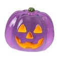 thumbnail image 3 of 5-Pack Glow-in-the-Dark Mini Jack-O-Lantern Figurines - Resin Luminous Pumpkin Ornaments for Halloween DIY Crafts and Micro Landscape, 3 of 9