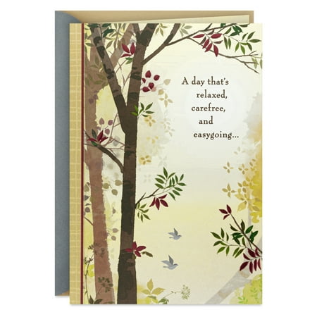 Hallmark Birthday Card for Him (Relaxed and Carefree Day)