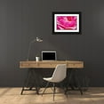 thumbnail image 3 of Alpenglow Workshop 24x17 Black Ornate Wood Framed with Double Matting Museum Art Print Titled - Pink Perfection Rose, 3 of 4