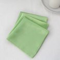 thumbnail image 3 of 10 pcs (30 X 30cm) Light Green Square Polyester Cloth Dinner Napkins Pocket Handkerchief Guest Towels for Wedding Party, 3 of 6