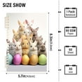 thumbnail image 3 of Rabbits in Easter Eggs Ring Binder Notebook Journey Note Diary College Ruled Spiral Notebook Study Loose Leaf Paper A5 60 Pages, 3 of 8