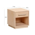 thumbnail image 3 of TOV Furniture Marlow Natural Wood Nightstand, 3 of 9