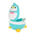 thumbnail image 2 of Baño Entrenador The Baby Shop  FG3314 con tapa y asas Azul diseño de Pingüino, 2 of 7