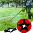 thumbnail image 5 of Zenithome Paddy Field Five Teeth Dry Land Two Teeth Amphibolic Purpose Lawns Beating Head Terrace Water Land Paddy Field Weeding Mower Accessories Weeding Tray Weeder fork Tool, 5 of 8