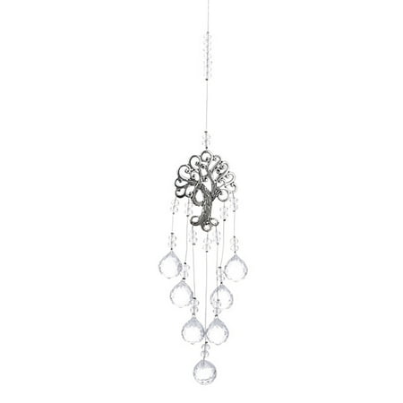 

VAKIND Crystal Seven Pearl Hanging Pendant Home Garden Car Decor (A)