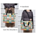 thumbnail image 6 of FORMRS 16" Laptop Bag Carrying Sleeve Case with Handle Travel Shoulder Briefcase, Daisy Mosaic, 6 of 8