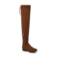 thumbnail image 3 of Women Over The Knee Riding Boots High Shaft Low Block Heel Equestrian Style Tall Boots Comfortable for All Day Wear, 3 of 4