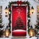 thumbnail image 1 of 35.4 X 70.8 In Christmas Gingerbread House Door Cover Christmas Door Curtain Christmas Day Door And Wall Decoration Festival Party Decoration, 1 of 2