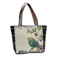 thumbnail image 2 of Bolso de hombro de lona jinwen para mujer Bolso de viaje con cremallera, 2 of 8