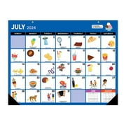 TF Publishing - Desk pad - desktop - 2024-2025 - every day's a holiday - month to view - large -  - dated