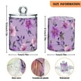 thumbnail image 3 of Fresh Flowers Lavender Pink Translucent Plastic Cans Storage Canisters with Lid Set of 4, 3 of 7