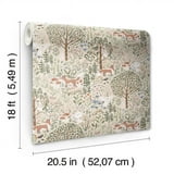 Clara Jean Folklore Forest Peel and Stick Wallpaper - Walmart.com