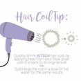 thumbnail image 5 of Spiral Hair Ties (10 Pieces), Coil Hair Ties for Thick Hair Ponytail, No Crease Hairties for Adult Women Kids Baby Girls (Clear), Elastic Phone Cord Hair Ties for All Hair Types, 5 of 7