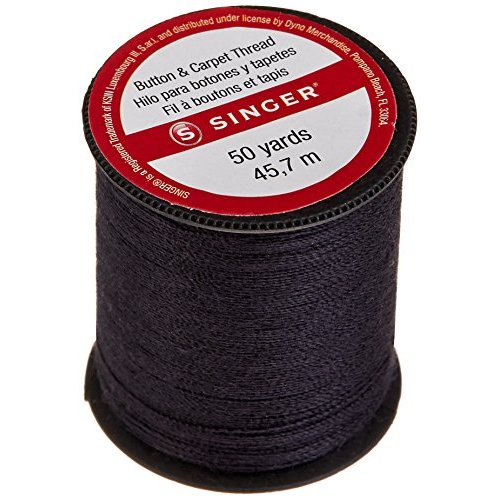 Download Singer Button & Carpet Thread, 50 Yards, Black - Walmart.com