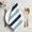 Turquoise Navy Blue, variant on Blue Gray Striped Cloth Napkins, Farmhouse Stripe Art Washable and Reusable Dinner Napkins Set of 4, Table Napkin for Kitchen Party Birthday Wedding Hotel Housewarming 20"x20"