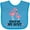Turquoise, variant on Inktastic My Aunt Loves Me Flamingo Niece Girls Baby Bib
