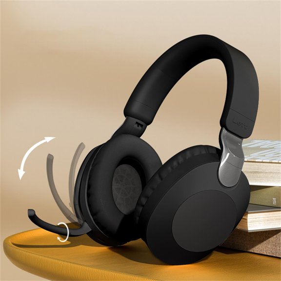 Foldable Wired Headphones for Kids - Comfortably Designed to fit On-Ear - Works with Toniebox and All 3.5mm Devices - Black