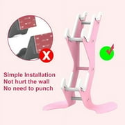 Pink Controller & Headset Stand, Universal Gaming Accessories Organizer for Xbox, Switch, PC