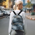 thumbnail image 7 of FORMRS Mini Backpack Purse for Women Quilted Travel Daypack Casual Shoulder Bag, Watercolor Sky Pattern, 7 of 7