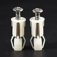 thumbnail image 6 of 8Pcs DIY Plastic Toilet Screws Fixings Fit Toilet Seats Hinges Repair Tools Type&Size:4 38mmx5mm, 6 of 8