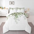 thumbnail image 2 of Erosebridal Cartoon Leaf Bedding ToddlerComforter Set, Rustic Botanical Down Comforter, Eucalyptus Leaves Decor, Reversible, 2 of 8