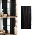 thumbnail image 5 of Oraceous Blackout Curtain Room Thermal Insulated Grommet Darkening Drape for Bedroom Living Room 39 x 84 Inch (Black), 5 of 10